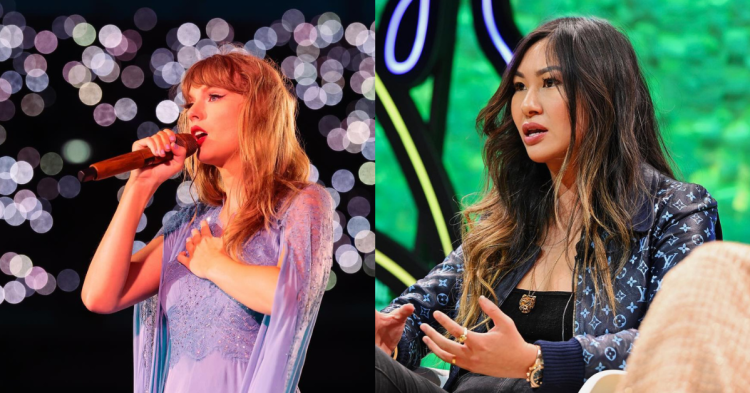 Taylor Swift and Lucy Guo