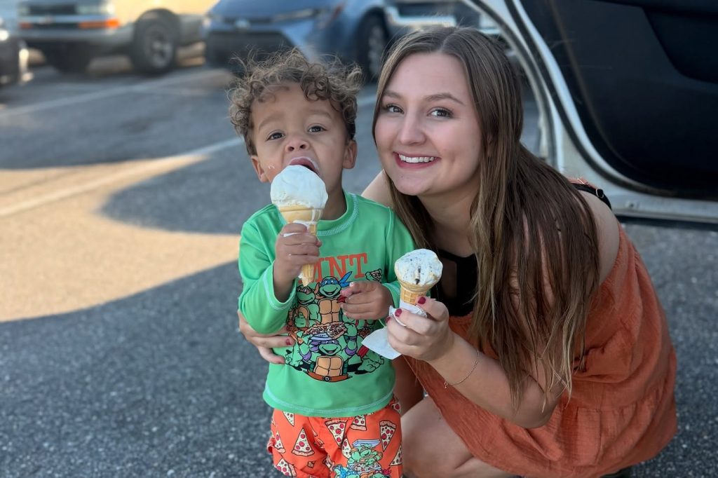 Katelynn Ordone and her son Preston