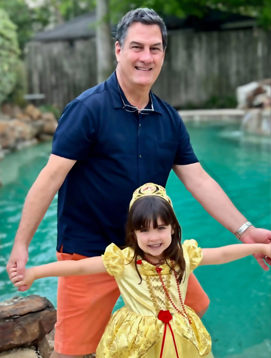 Blakely and her late dad, Blake