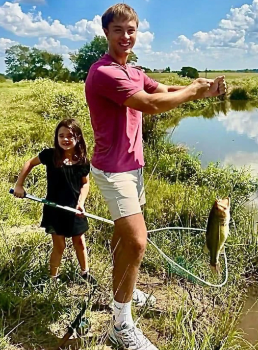 Blakely and her half-brother Brady