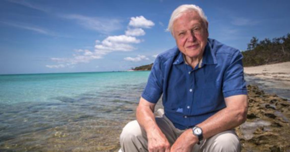 David Attenborough at Great Barrier Reef