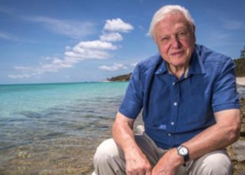David Attenborough at Great Barrier Reef