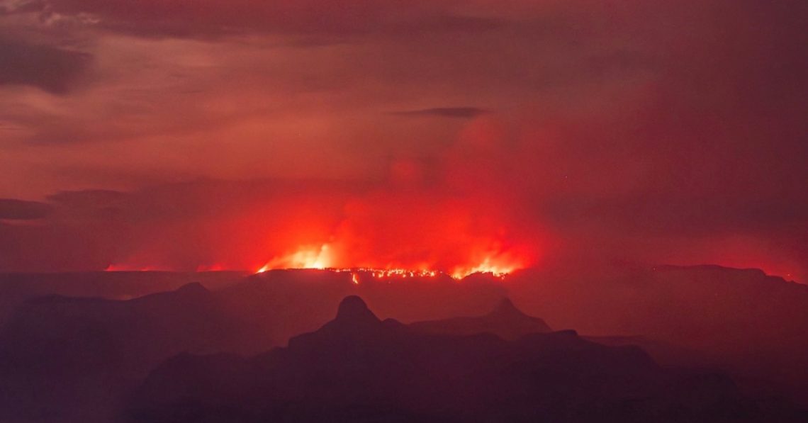 Grand Canyon fire