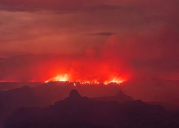 Grand Canyon fire