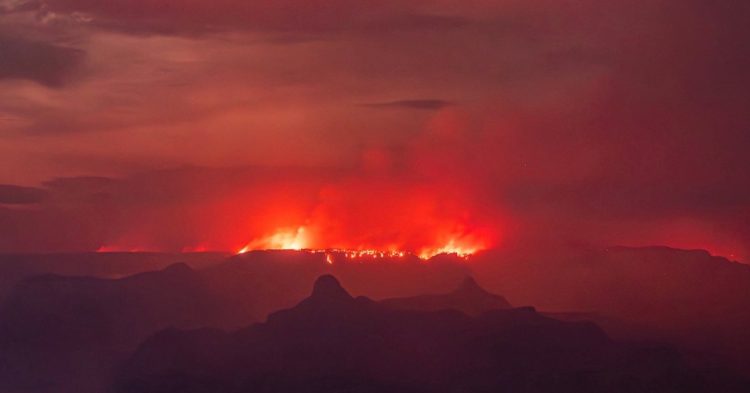 Grand Canyon fire