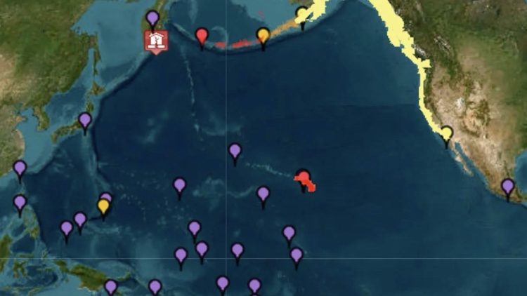 Tsunami alerts