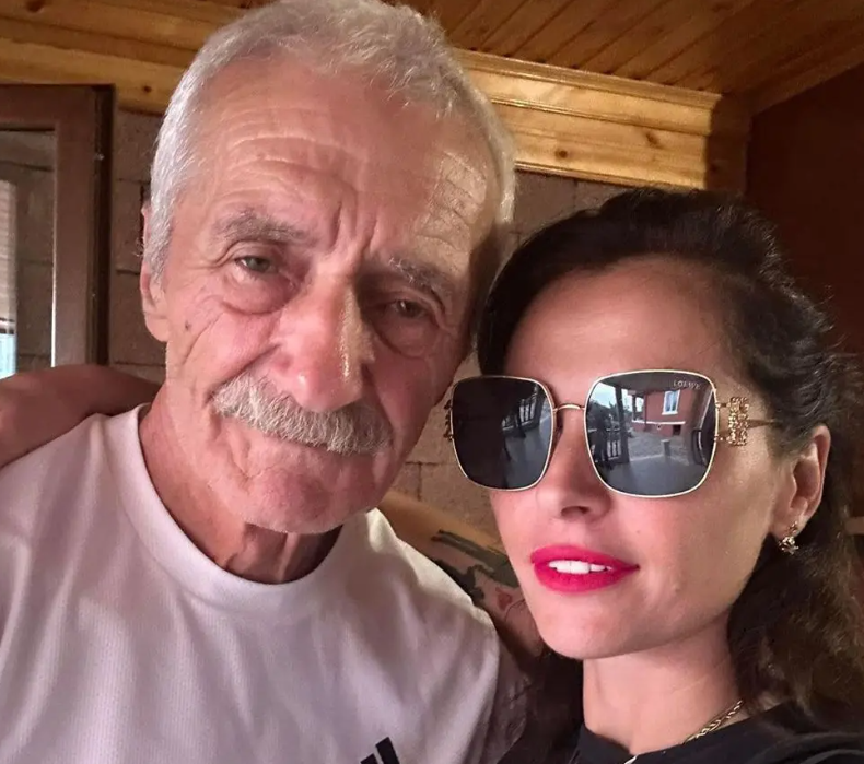 Tamuna Museridze and her father