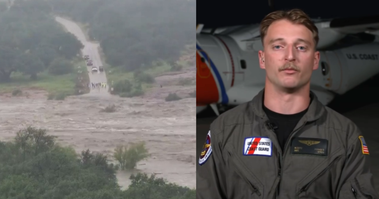 Texas floods and Scott Ruskan US Coast Guard