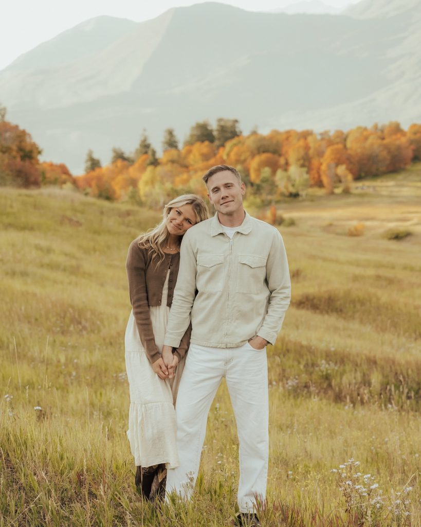 Annicka Gustin and her husband