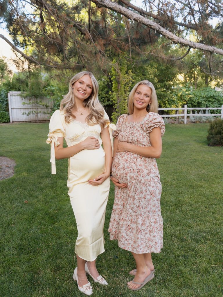 Annicka Gustin and Micka Perry mother and daughter