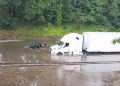 Flooded NYC highway
